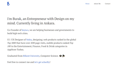 Desktop Screenshot of burakkantarci.com