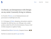 Tablet Screenshot of burakkantarci.com